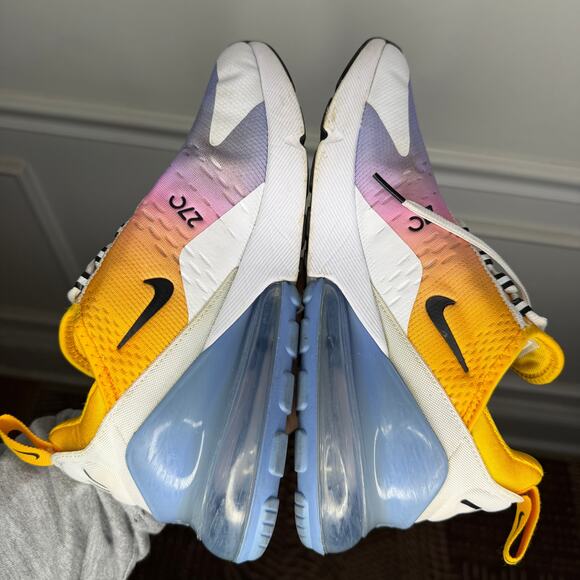 Nike Air Max 270 in University Gold Sneaker Womens 8 - Picture 9 of 12